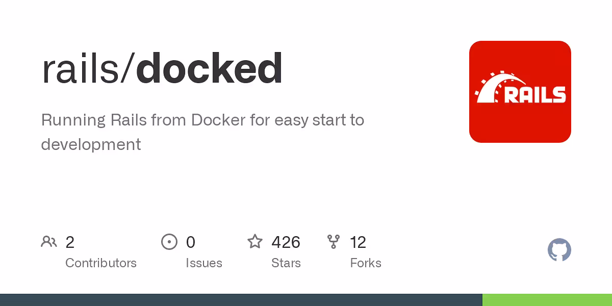 rails/docked: Running Rails from Docker for easy start to development