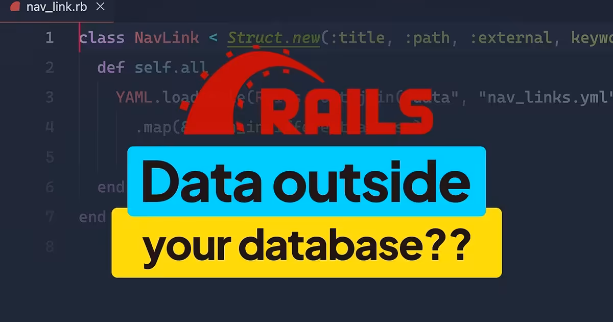 How to use YAML files to store data in Rails - YouTube