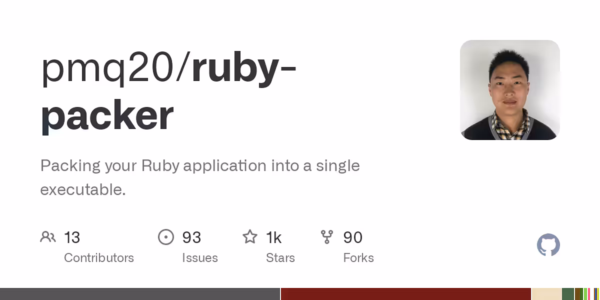 Packing your Ruby application into a single executable.