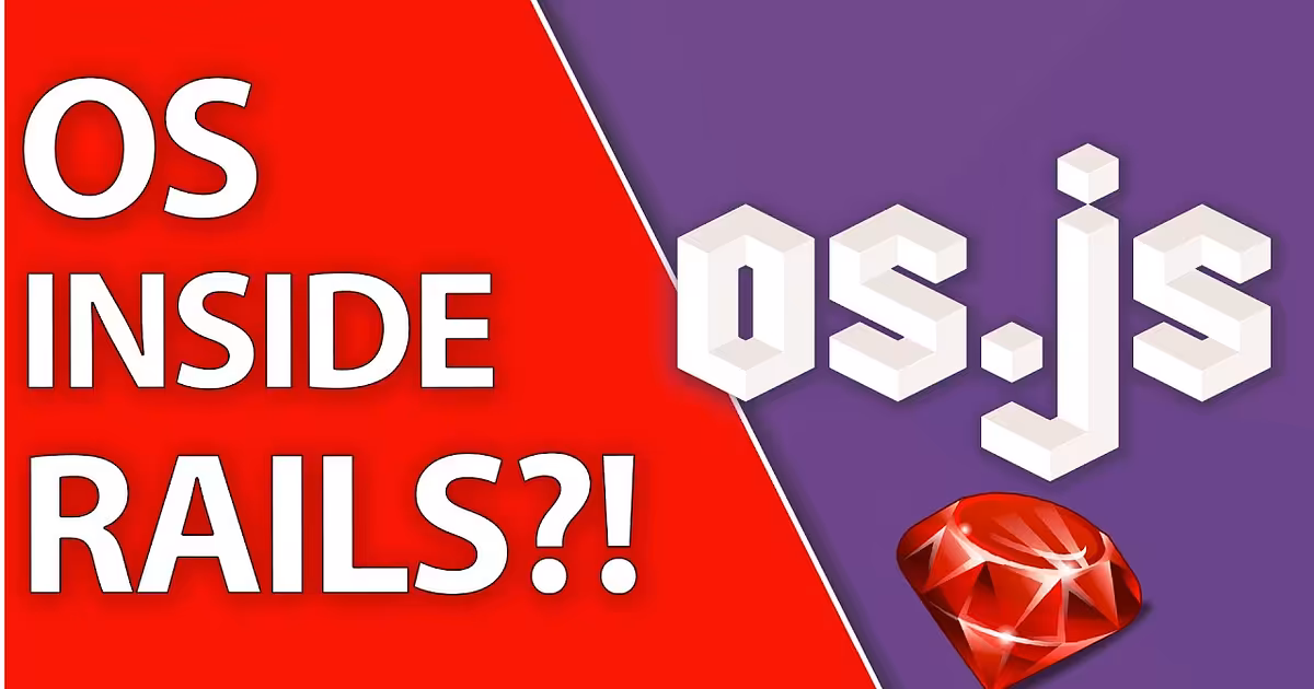 Running An Operating System Inside Ruby On Rails 7 - YouTube