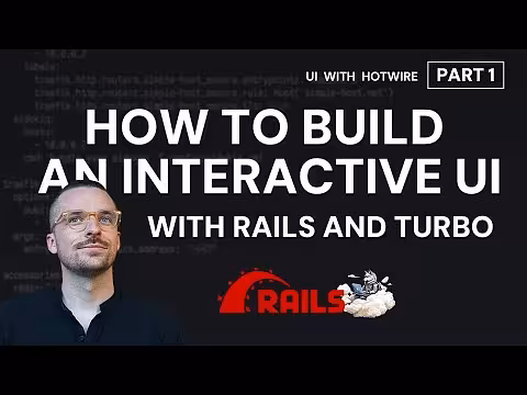 How to build an interactive UI with Rails and Turbo - YouTube