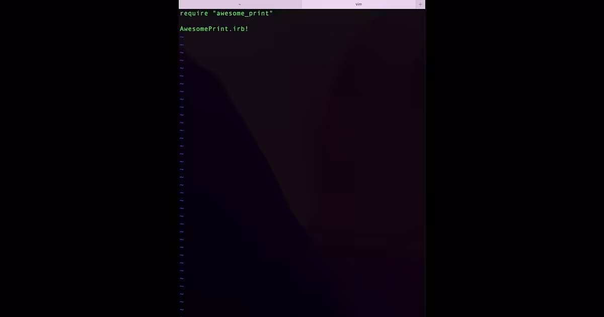 Ruby Tricks: awesome_print as default renderer in IRB - YouTube