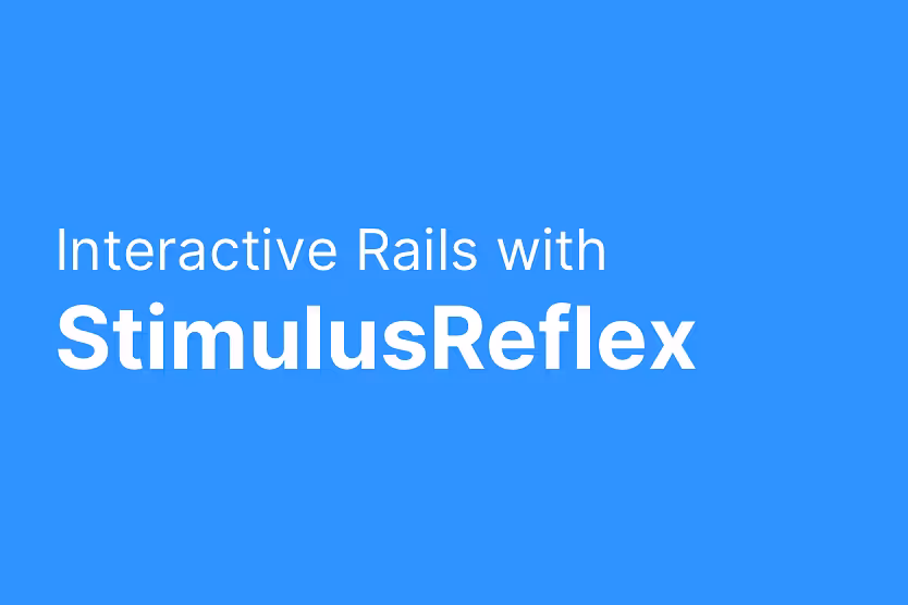 Interactive Rails with StimulusReflex - free course Thanks Jason Charnes!
