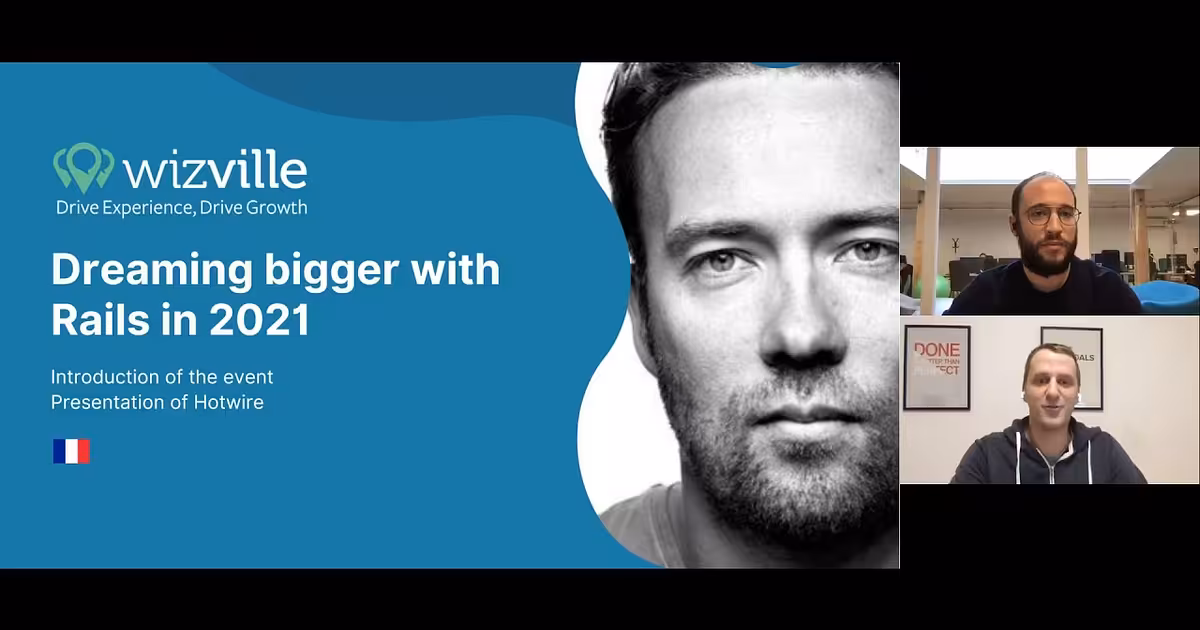 "Dreaming Bigger With Rails in 2021" with David Heinemeier Hansson hosted by WizVille - YouTube
